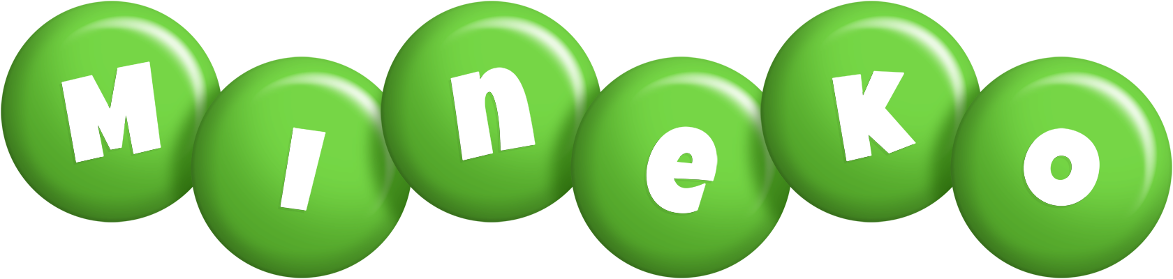Mineko candy-green logo