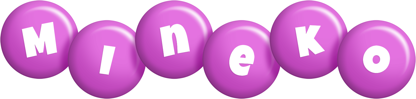 Mineko candy-purple logo