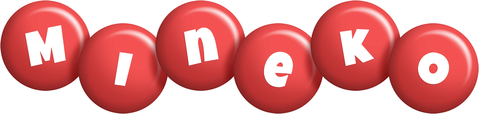 Mineko candy-red logo
