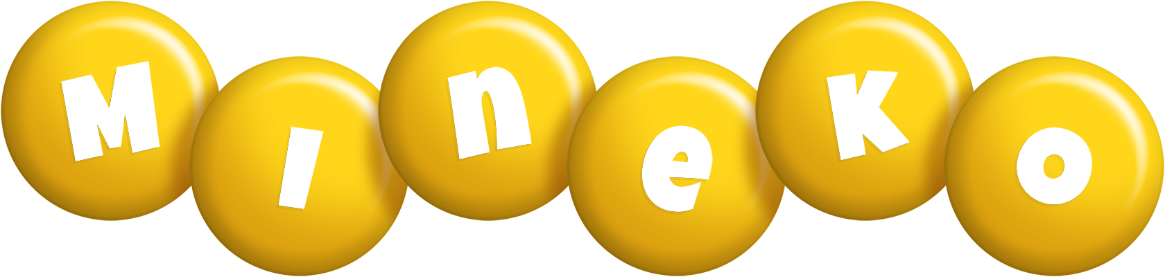 Mineko candy-yellow logo