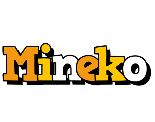 Mineko cartoon logo