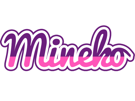 Mineko cheerful logo