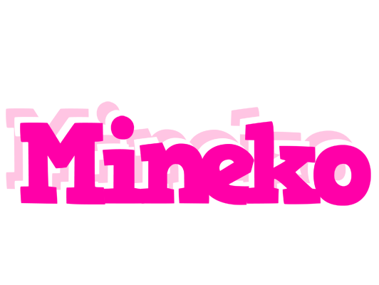 Mineko dancing logo