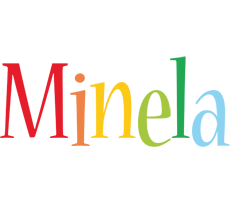 Minela birthday logo