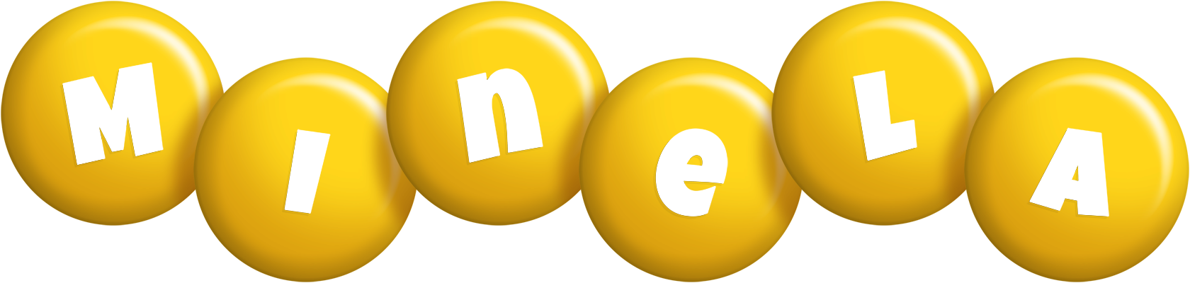 Minela candy-yellow logo