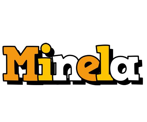 Minela cartoon logo