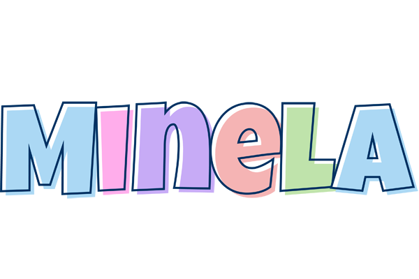 Minela pastel logo