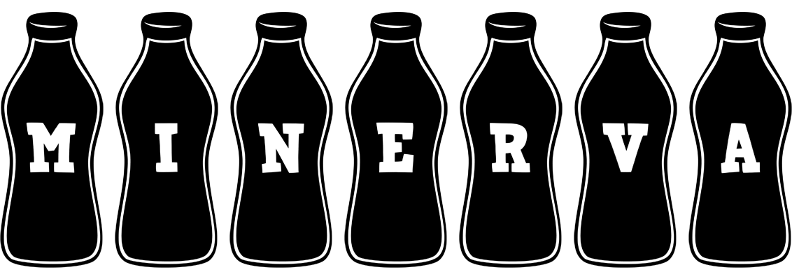 Minerva bottle logo