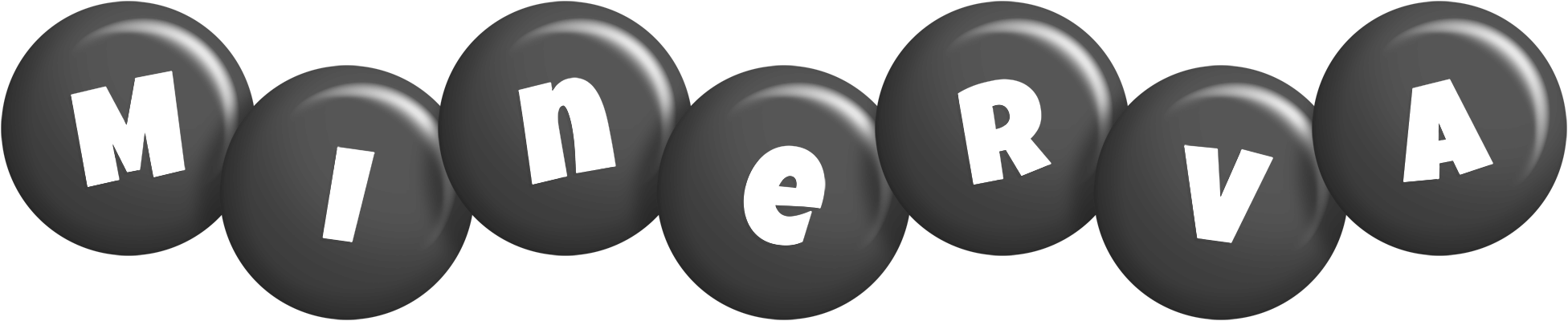 Minerva candy-black logo