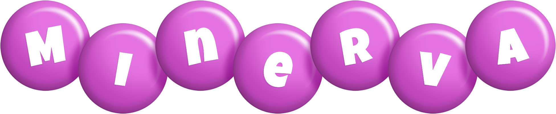 Minerva candy-purple logo