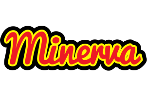 Minerva fireman logo