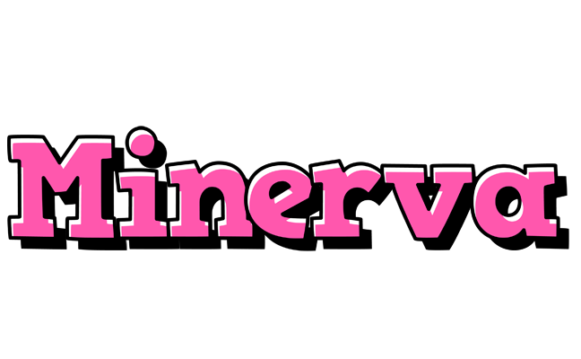 Minerva girlish logo