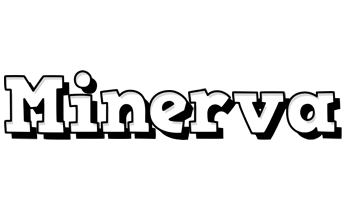 Minerva snowing logo