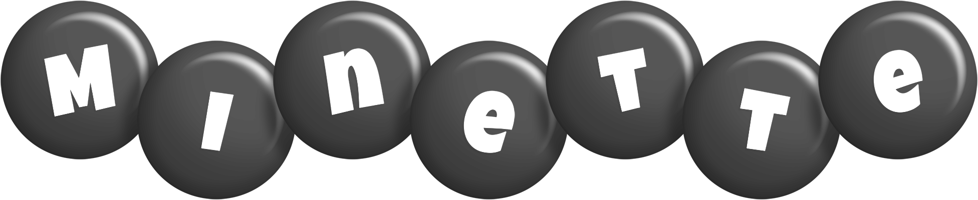 Minette candy-black logo