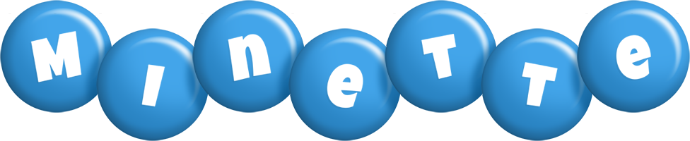 Minette candy-blue logo