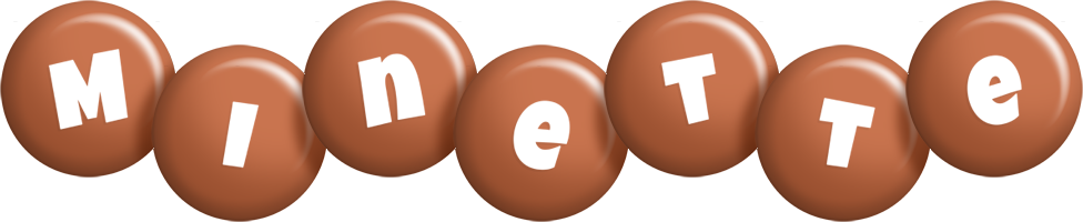 Minette candy-brown logo