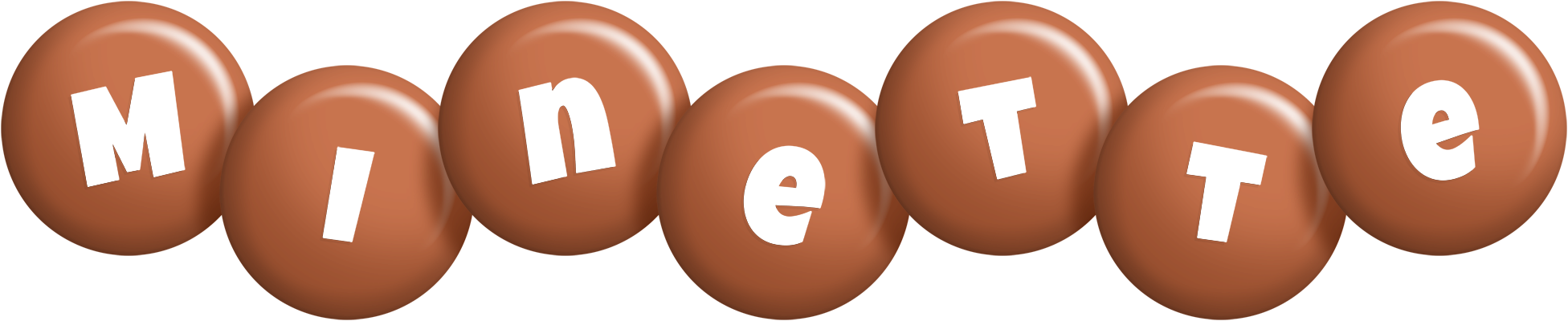Minette candy-brown logo