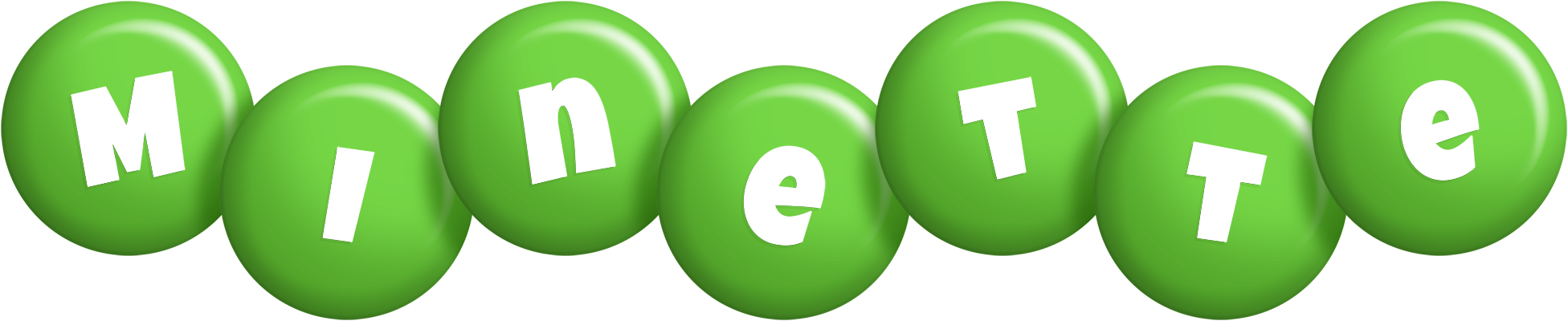 Minette candy-green logo