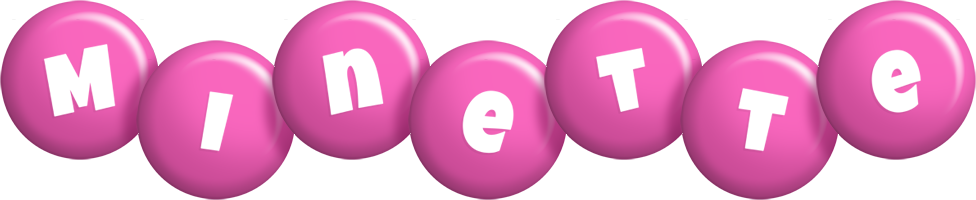 Minette candy-pink logo