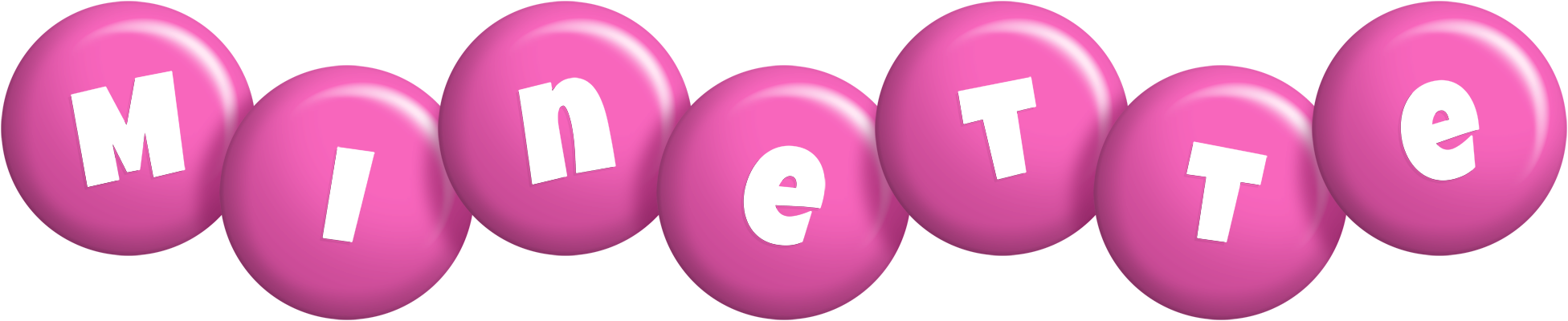 Minette candy-pink logo