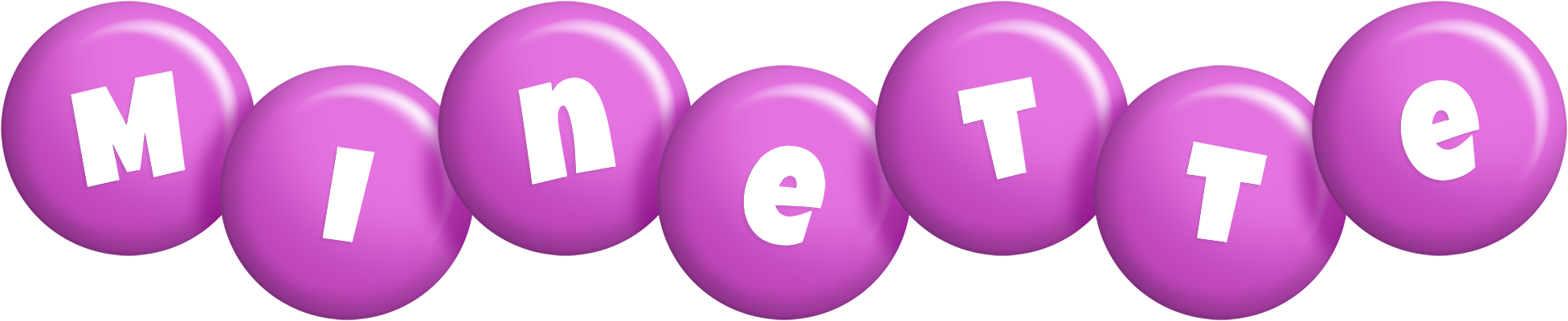 Minette candy-purple logo