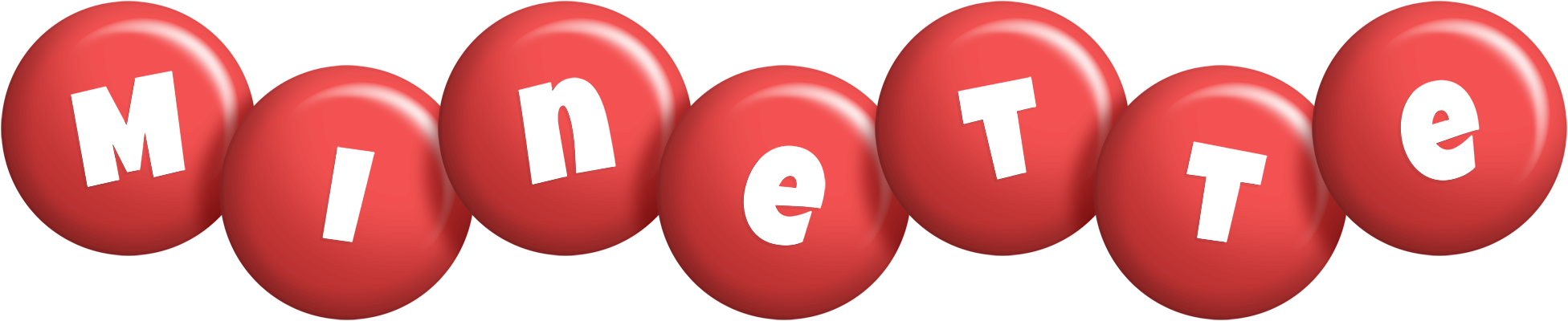 Minette candy-red logo