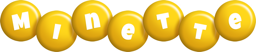 Minette candy-yellow logo
