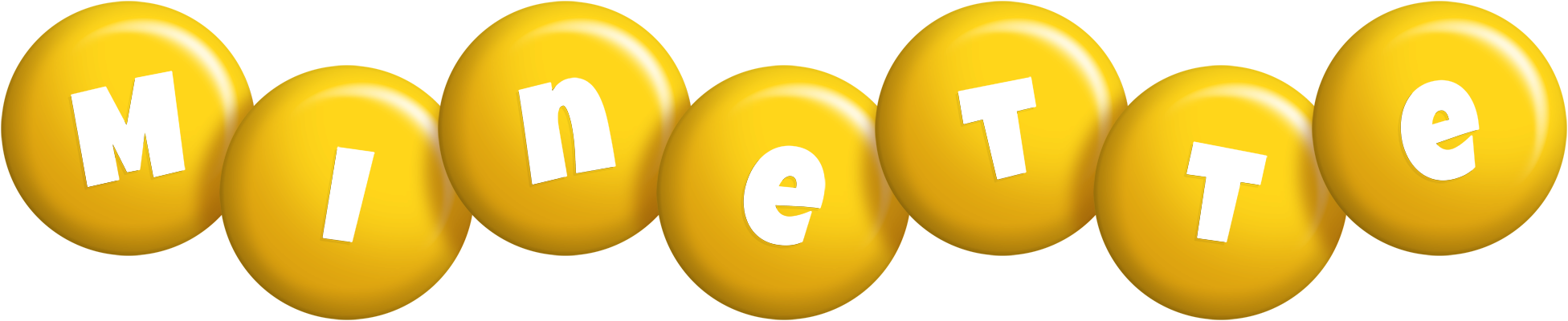 Minette candy-yellow logo