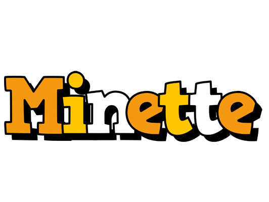 Minette cartoon logo