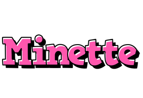 Minette girlish logo