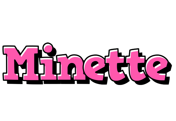 Minette girlish logo