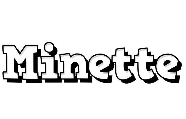 Minette snowing logo