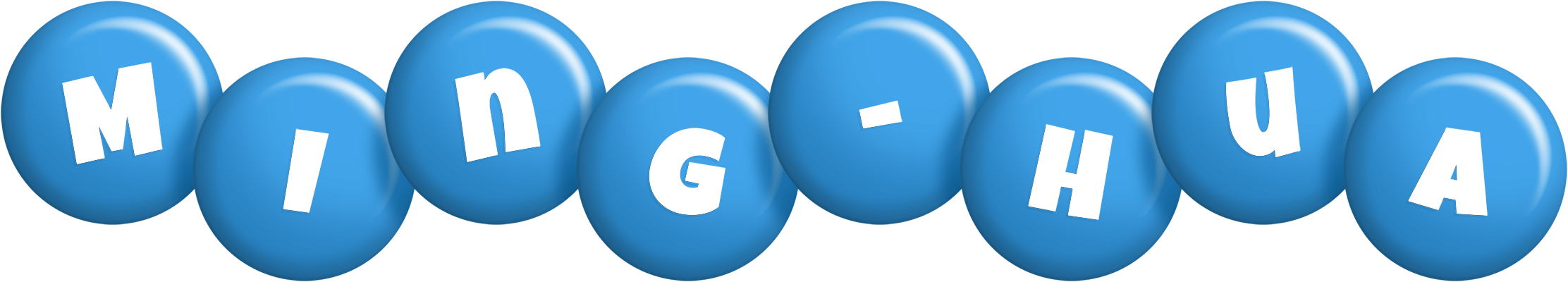 Ming-Hua candy-blue logo
