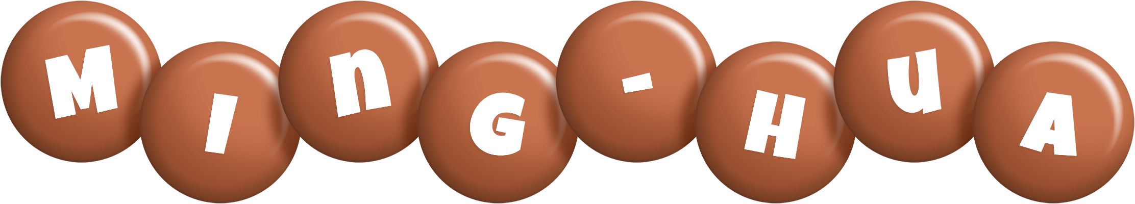 Ming-Hua candy-brown logo