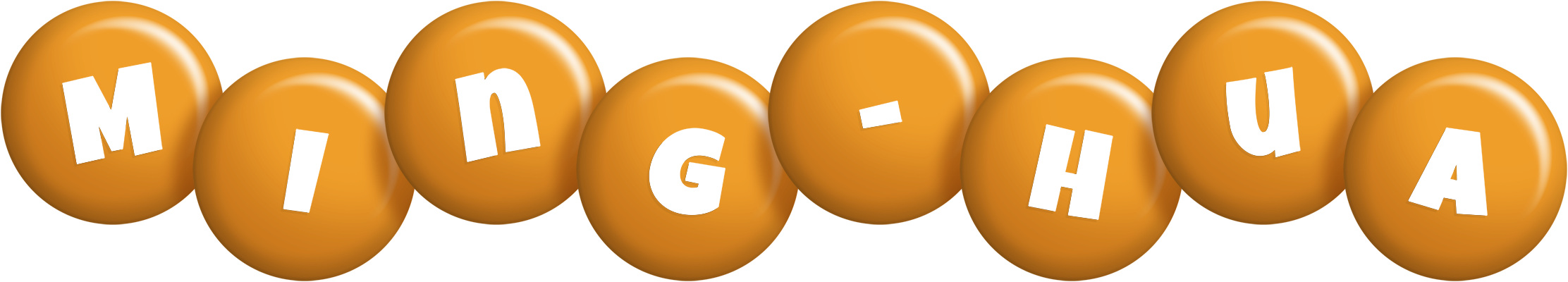 Ming-Hua candy-orange logo