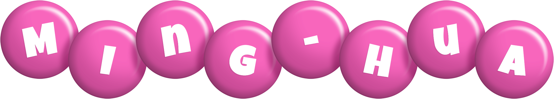 Ming-Hua candy-pink logo
