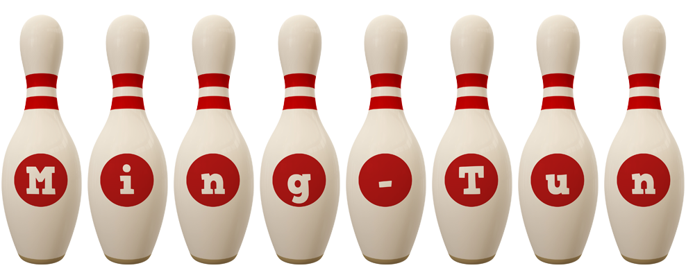 Ming-Tun bowling-pin logo