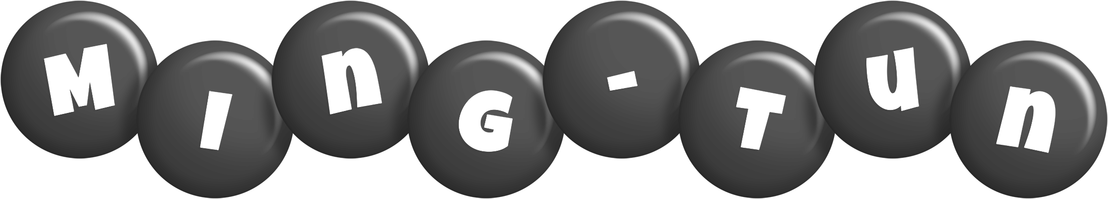 Ming-Tun candy-black logo