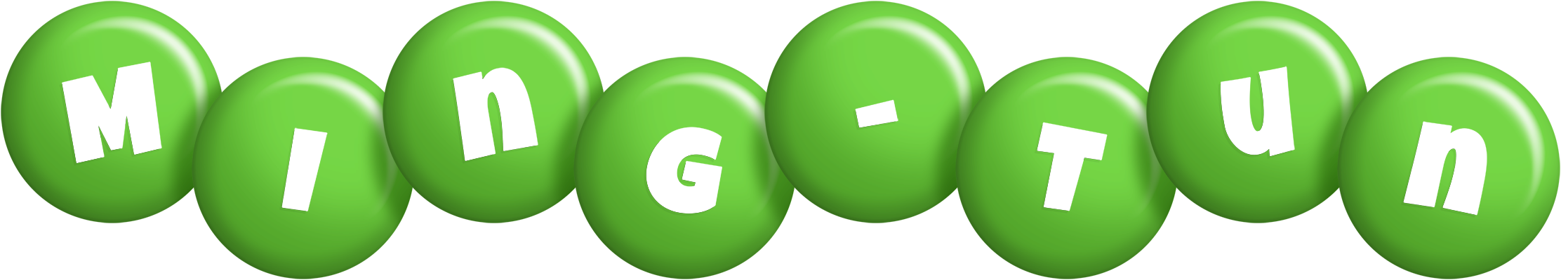 Ming-Tun candy-green logo