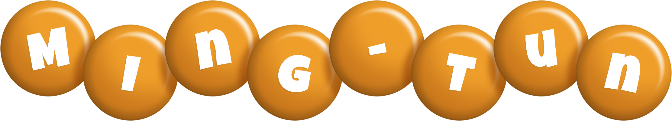 Ming-Tun candy-orange logo