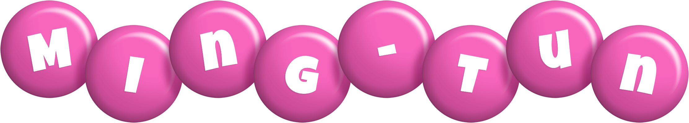 Ming-Tun candy-pink logo