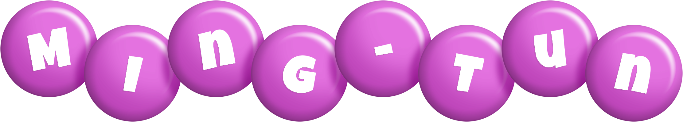 Ming-Tun candy-purple logo