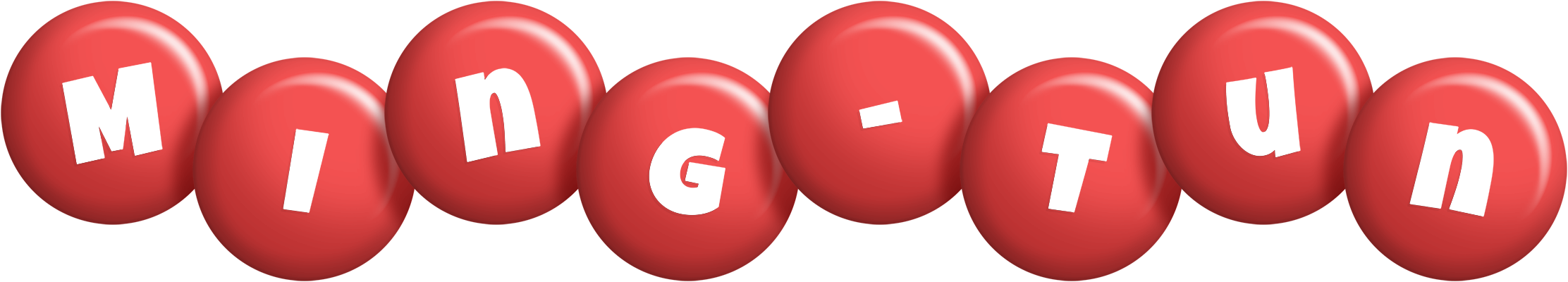 Ming-Tun candy-red logo