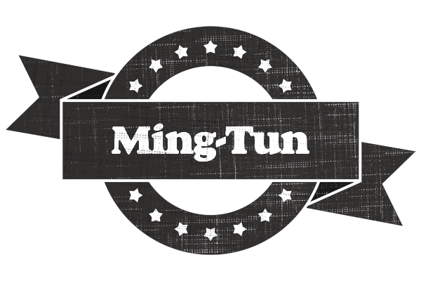 Ming-Tun grunge logo