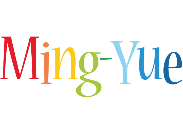 Ming-Yue birthday logo