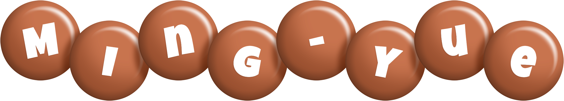 Ming-Yue candy-brown logo