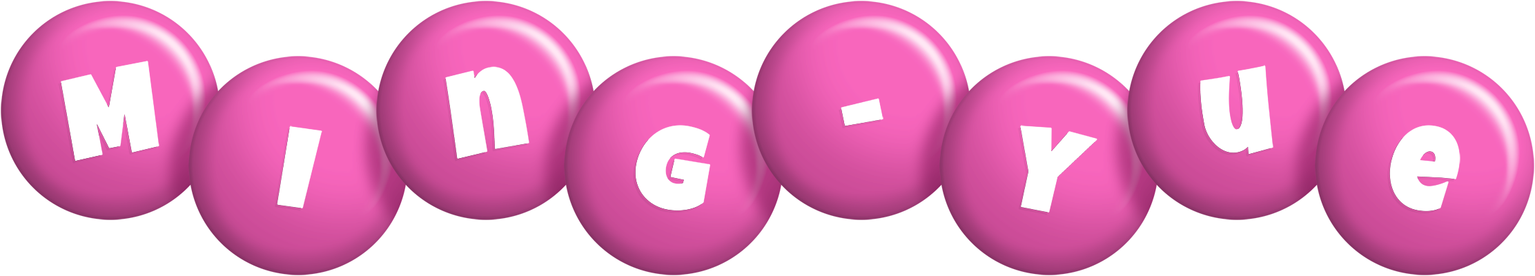 Ming-Yue candy-pink logo