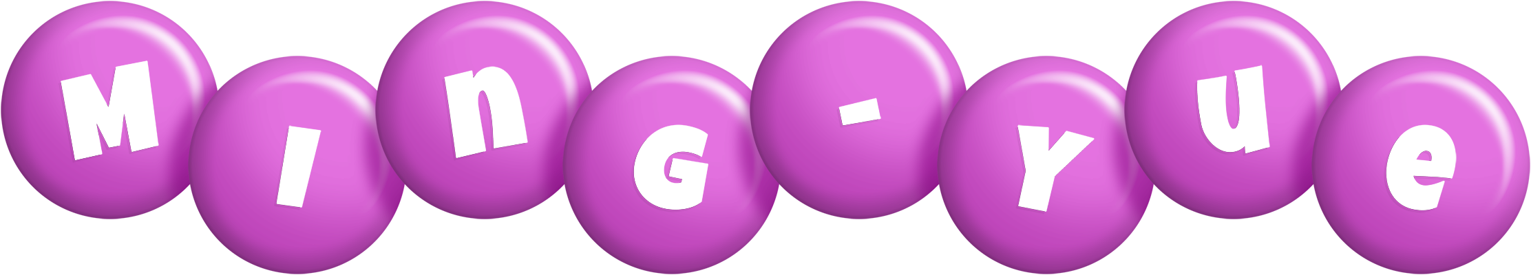 Ming-Yue candy-purple logo