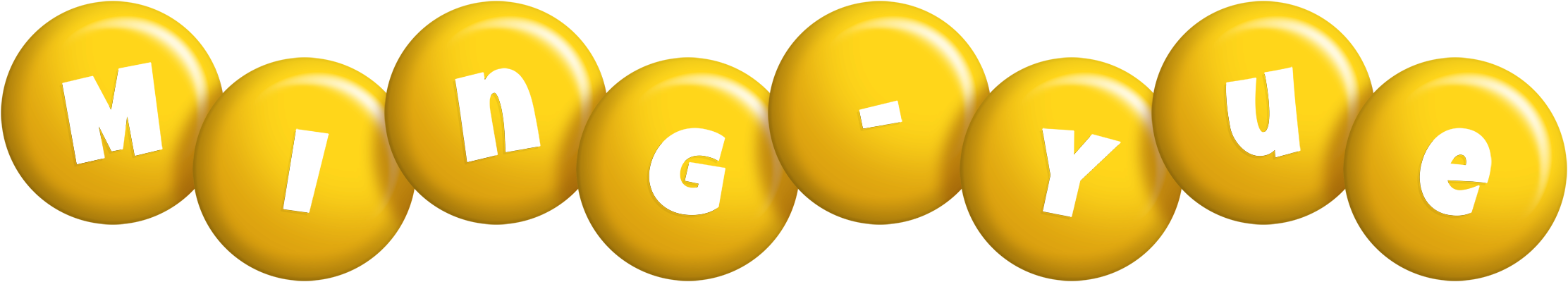 Ming-Yue candy-yellow logo