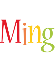 Ming birthday logo